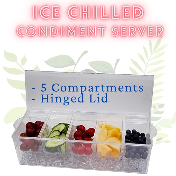 Ice Chilled Condiment Server, Inc. Spoons & Tongs - Picture 6 of 6